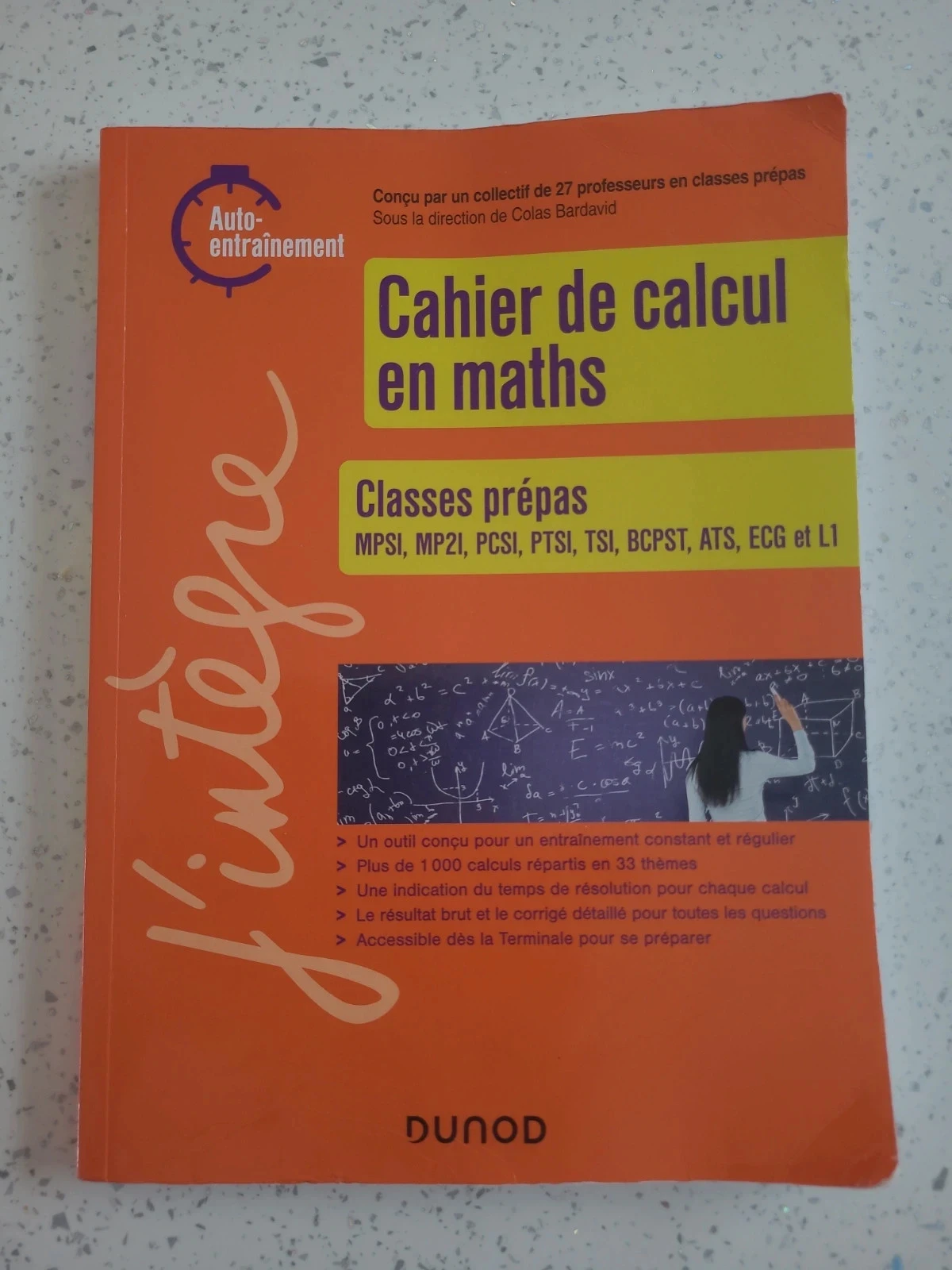 Cahier de Calcul en Maths prépa.